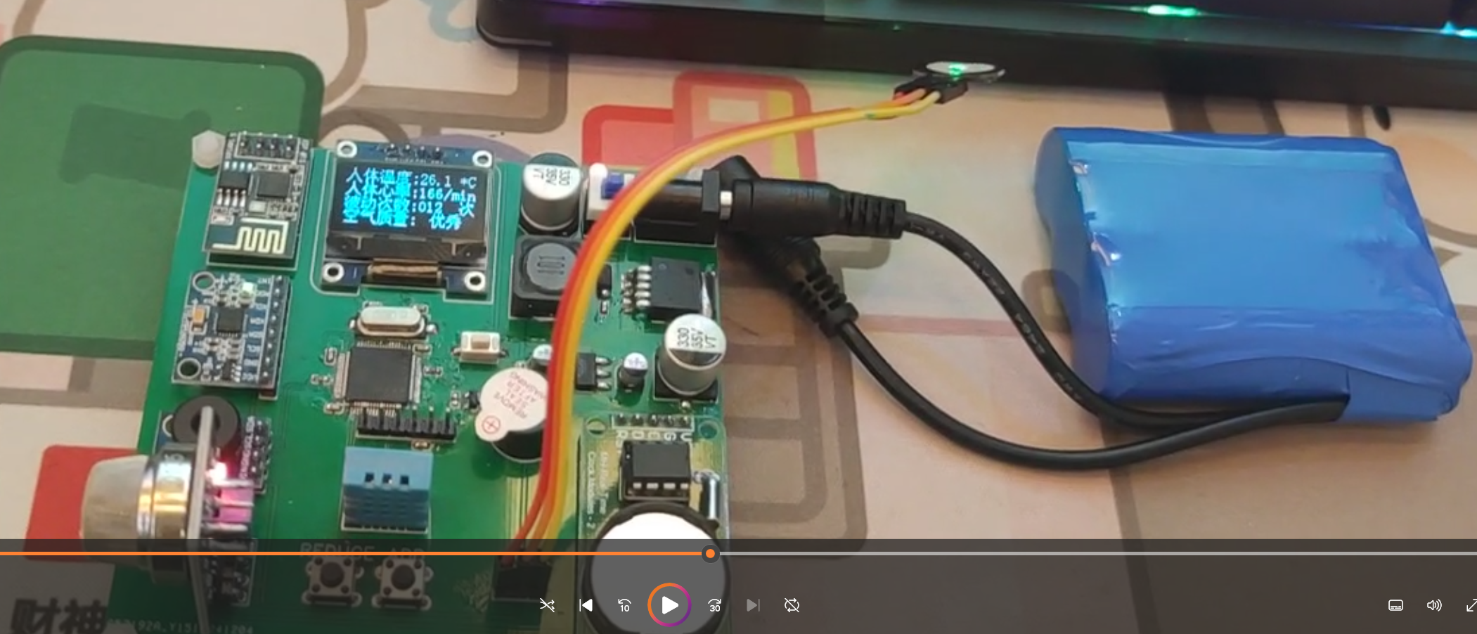 嵌入式-常用跌倒检测及心率监控C语言实现(适用智能健康监测)